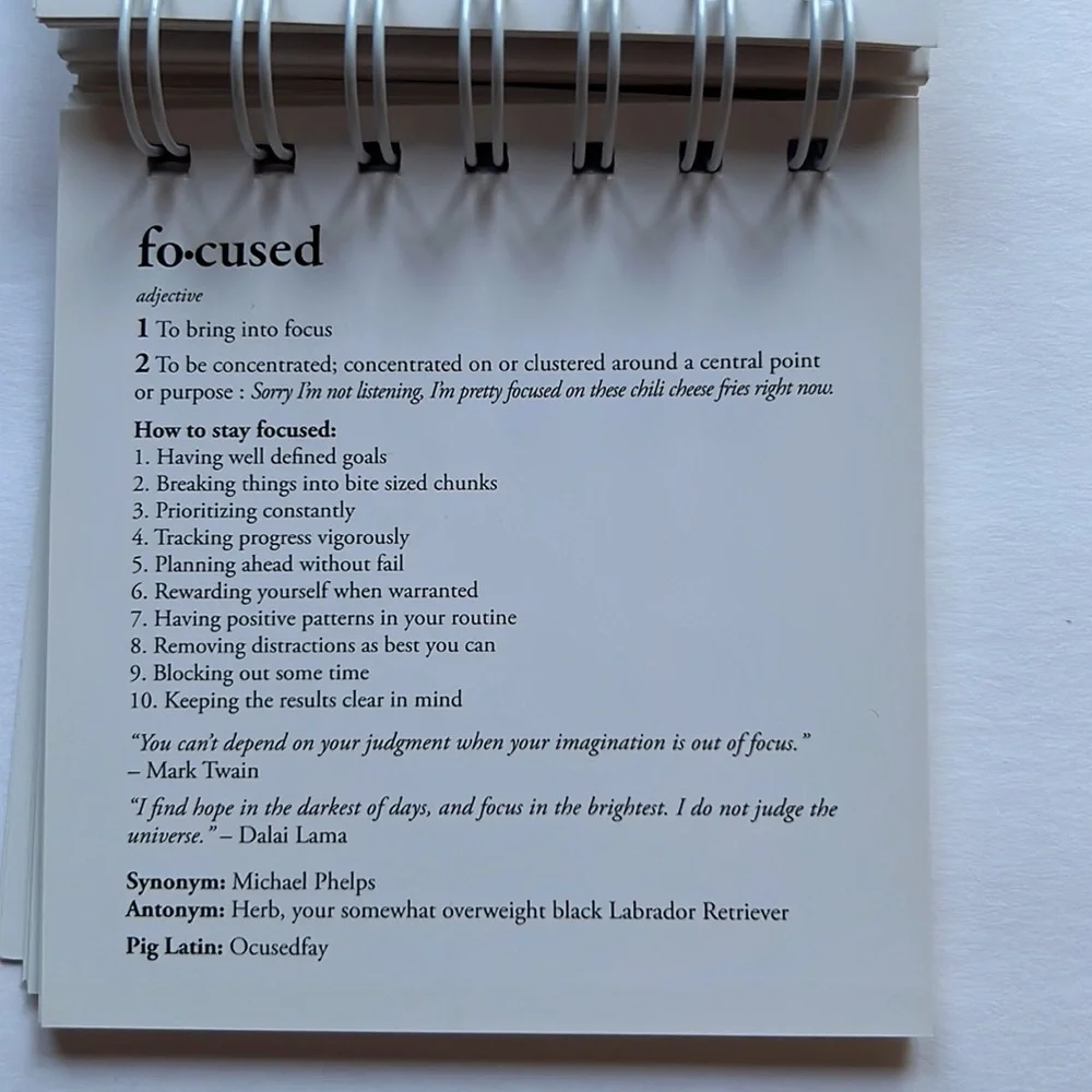 Uplifting Mood Calendar
